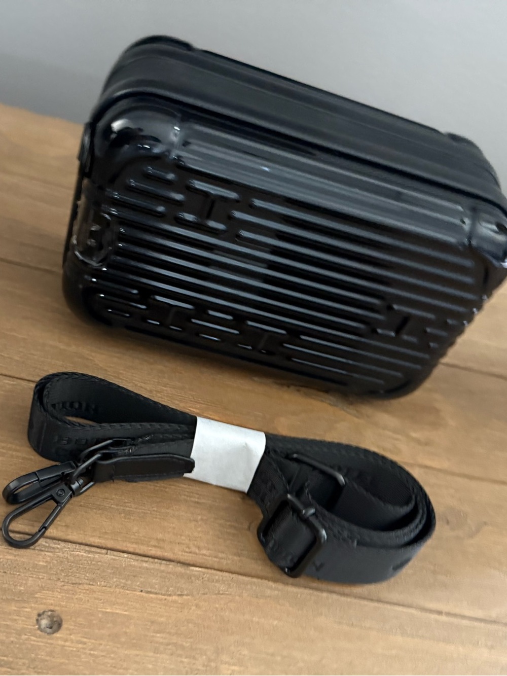 Hotel Collection Luggage Inspired Crossbody Bag Adjustable Detachable Strap